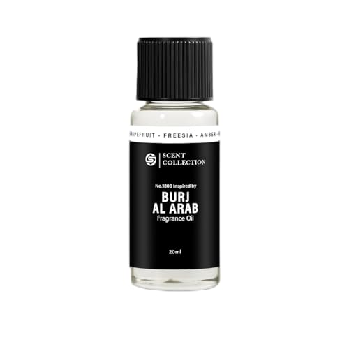 Luxury Hotel Scent Diffuser Oil Dubai 20ml for Home – Long Lasting Aroma Oil Refill for Cold Air & Waterless Diffusers, Large Room Home Fragrance, Hotel Style Aromatherapy Oil 0.68 Fl Oz