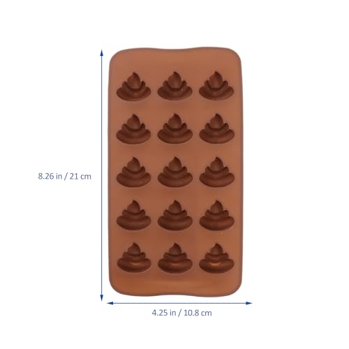 Moule chocolat déjections canines résistant pour réussir vos bonbons 3D
