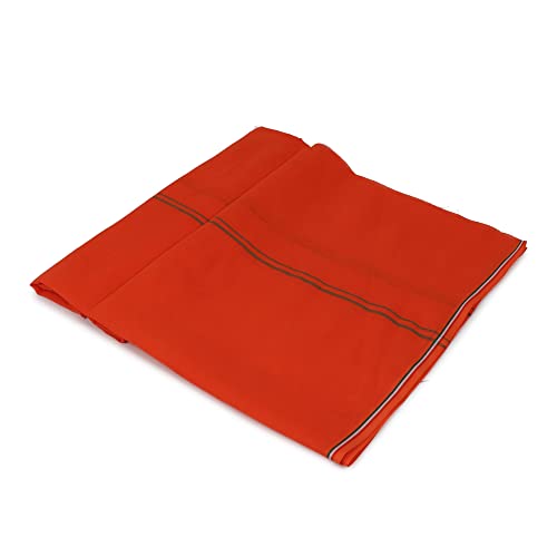 Image of Cotton Skin Friendly Summer Shrink Proof Bath Towel Pure Cotton Gamcha Soft 100% for Men and Boys All Purpose Living Handloom (Orange Pack of 3)