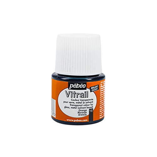 Image of Pebeo Vitrail - Glass Paints - 45ml Bottles (Orange)