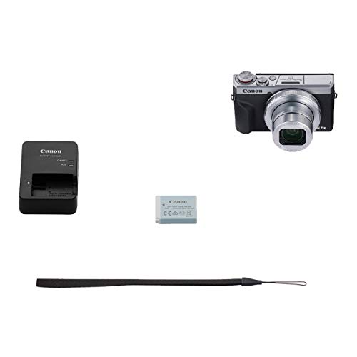 Canon Câmera digital PowerShot [G7 X Mark III] com Wi-Fi e NFC, tela LCD e vídeo 4K – Prata
