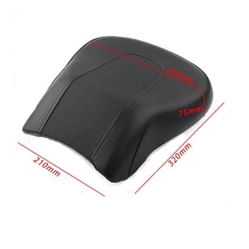 Asiento trasero Softail Springer 2006-2017 pasajero suave negro 6