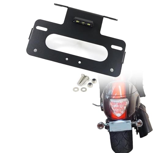 Support de plaque moto résistant Suzuki Boulevard M109R arrière fixe 2006-2020