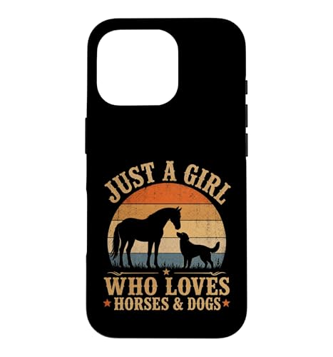 Just a Girl Who Loves Horses And Dods Farm Horsing For Girls �X�}�z�P�[�X iPhone 16 Pro �p