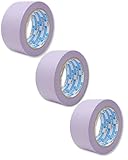 gws 3 Rollen Washi-Abdeckband LILA PREMIUM – Für Raufaser & sensible Oberflächen 50 m : 50 mm