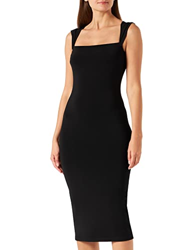 Pinko Damen Astrid Abito Neoprene FLUIDO Cocktailkleid, Z99_Nero Limousine,...
