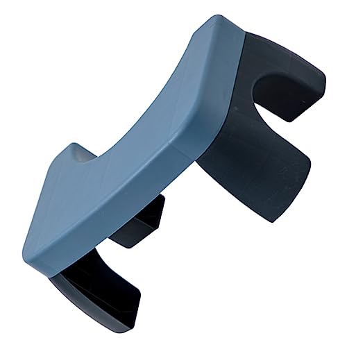 BESTYASH Taburete de baño Taburete de Caca Taburete de pie para Inodoro pequeño taburetes Paso Elevador para el WC alzador WC reposapiés Antideslizante Taburete de Inodoro el plastico Blue