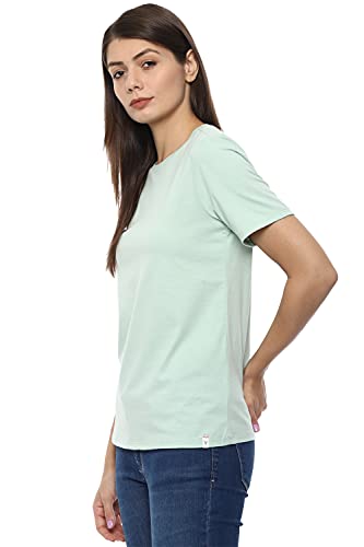 Image of Van Heusen Women's Solid Regular Fit T-Shirt