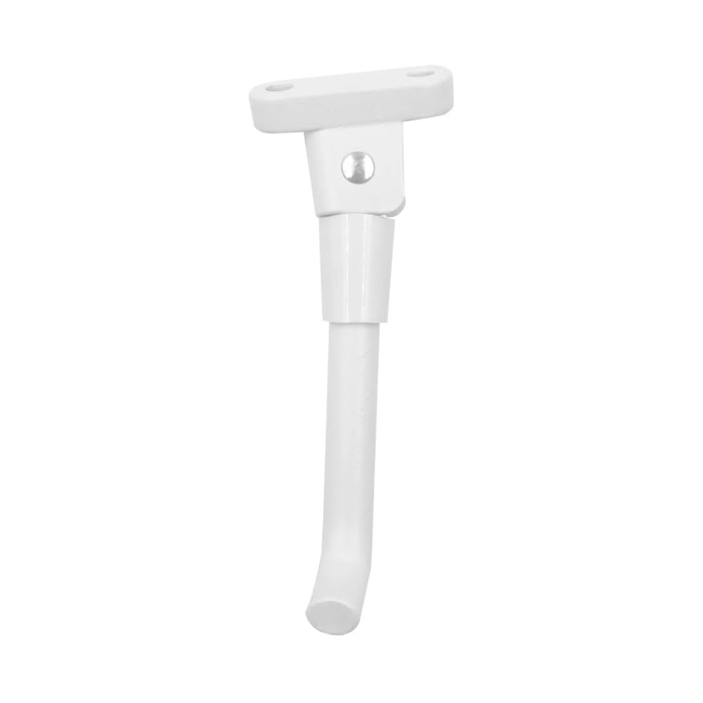 YTQMoreBNZ Folding Electric Scooter Foot Support Stand For Xiaomi M365 Pro Scooters Tripod Side Support Spare Parts Scooter Stand Bracket(White)