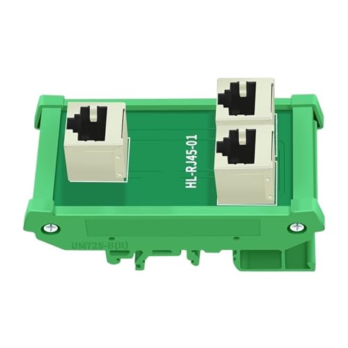 Conector hembra RJ45 vertical triple de 8 pines para triplicar la conexión Ethernet en PCB 4