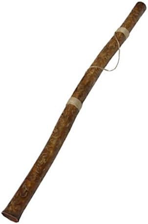 Hand Crafted Modern Didgeridoo - Beeswax Mouthpiece - Free Mouthpiece Repair Kit - Key of C Ohm - Loud! - by World Percussion USA