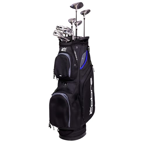Cobra Golf Air-X 2 Men's Complete Set, Black/Blue, Graphite, Senior,