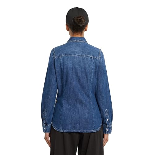 Miniatura 2 de G-Star Slim Western Shirt Ls Wmn Camiseta, Azul Worn In Windward D27714-D252-G749 , M Mujeres