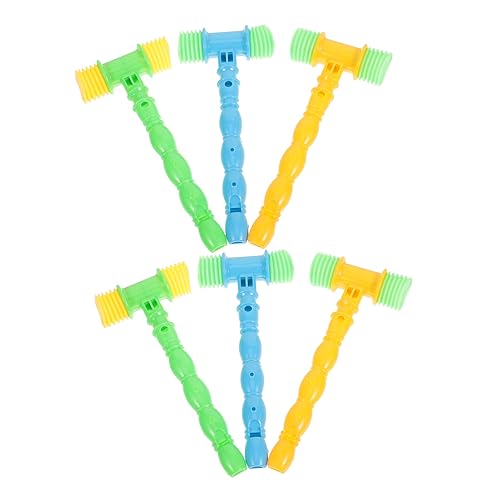 BESPORTBLE 6pcs Musical Hammer Educational Music for Random Interactive Hammer for Hand Training and Development Random Color
