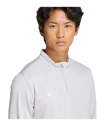 adidas Herren Entrada26 Training Top Sweatshirt, Team Light Grey/White, M – Ansicht 3