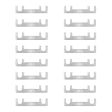 16 Stück Streifensicherungen Blattsicherung Flachsicherungsstreifen, Streifensicherungen 50A, Auto Sicherung, Blattsicherung 50A, Maximale Spannung bis 32V, für PKW Wohnmobil, Caravan