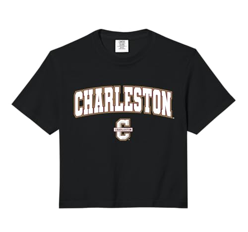 College of Charleston Cougars Arch Logo Comfort Colors Crop Top