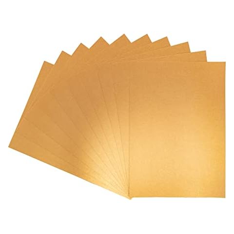 Cartulina Centura Metallic Solo Color Cobre Paquete de 10 Hoja Cover