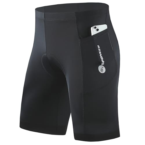 Image of sponeed Men's Cycling Shorts Padded Bicycle Riding Pants Bike Biking Clothes Cycle Wear Tights