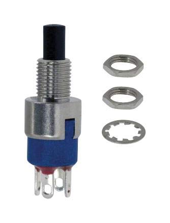 APEM Components 9633NCDB Switch; Pushbutton; Normally Open; Solder Lug Terminals