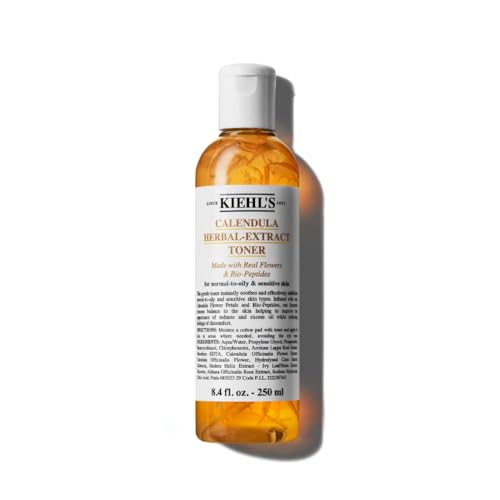 Kiehl's Calendula Herbal-Extract Toner Soothing Alcohol-Free Toner for Normal to Oily Skin