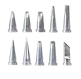 ShineNow LT Replacement Soldering Tips for Weller WD1002 WD1000,WS81,WSP80,WP80,PE75 10 pcs Pack