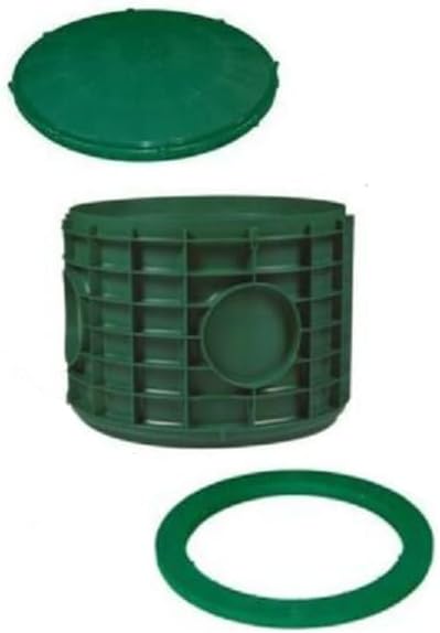 TUF TITE 16"" Riser Combo KIT 16"" Domed LID 16X12"" Riser 16"" Tank Adapter Ring *Stainless Screws Included*, Green