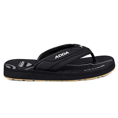 ADDA (LABEL) Men's Black Slipper Flip Flop