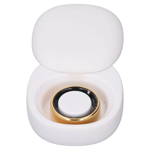 ASHATA Gesundheits&uuml;berwachungsring Smart Ring, Health Fitness Tracker, IPX8 Leichter Ring mit Ladevorgang f&uuml;r Eltern und Angeh&ouml;rige (7#)