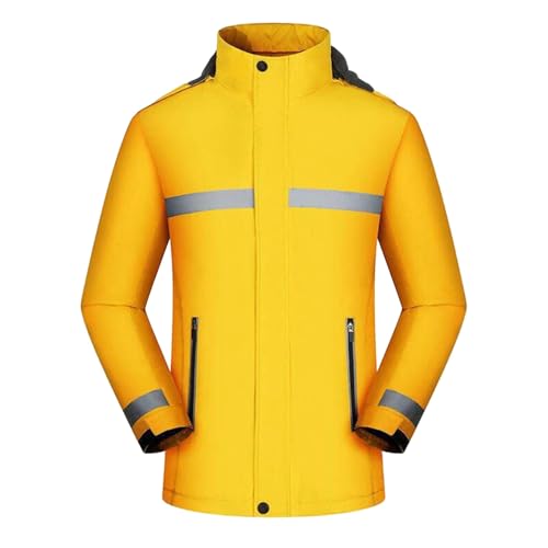 Veste de travail imperméable softshell homme avec bandes réfléchissantes