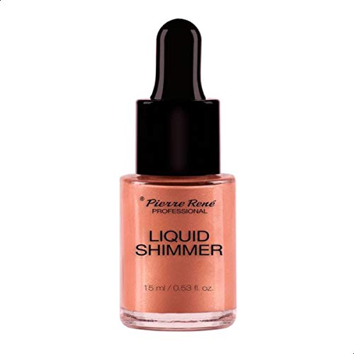 PIERRE RENE Liquid Shimmer 02-Rose Gold, Único, Estándar