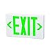 Morris 73014, Green/White Standard LED Exit Sign (Pack of 6 pcs)