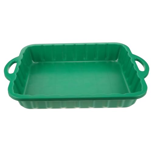 TOBBOMEY Vaschetta Drenaggio Olio Auto in Plastica Rinforzata Vaschetta Raccolta Olio Leggera e Portatile Perdite Sicuro Strumento Officina per Manutenzione Veicoli