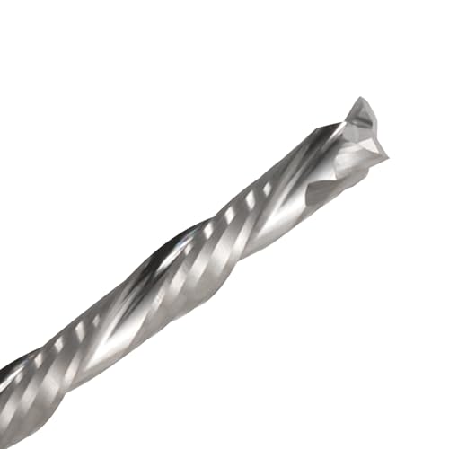 Fraise hélicoïdale carbure compression pour défonceuse CNC 6.35mm - 7