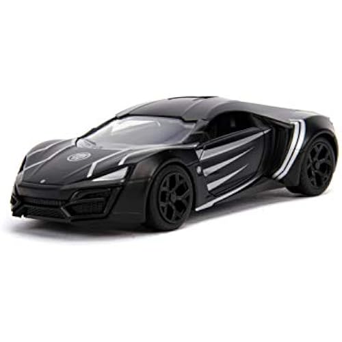 Jada Toys Metals Die-Cast Avengers W Motors Lykan HyperSport, 1:32 Scale Die-Cast Vehicle Black (JA30302)
