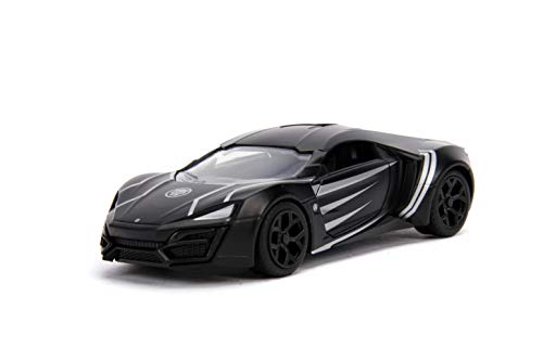 Jada Toys Metals Die-Cast Avengers W Motors Lykan HyperSport, 1:32 Scale Die-Cast Vehicle Black (JA30302) by Jada - Used condition - US$10.42