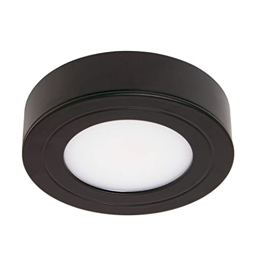Armacost Lighting PureVue SoftBright-White (3000K) Dimmable LED Puck Light, Matte Black Finish, (233413) by Armacost Lighting - Used condition - US$10.29
