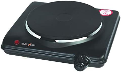 EUROSTAR ES111BK solo quemador con placa plana de hierro fundido