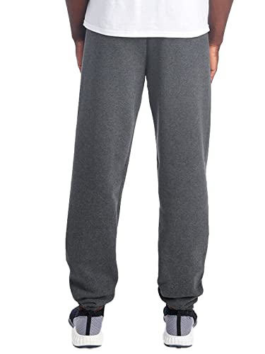 Image of Jerzees Men's NuBlend Fleece Elastic Bottom Sweatpants, Relaxed Fit, Cotton Blend