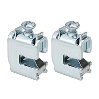 Create idea 2 Stück Sammelschienenklemme 16mm² für 12 X 5 Mm Flachkupfer Zum Anschluss von Einzel- Mehrdraht- Und Freidrahtkabeln An Sammelschienen aus Verzinktem Stahl