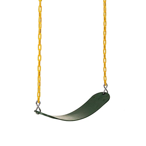 Eastern Jungle Gym Two Heavy-Duty Replacement Swing Seats, Sling Swing With 66" Coated Swing Chains And Snap Hooks - Playground Swing Set Accessories For Kids And Adults #TOP1