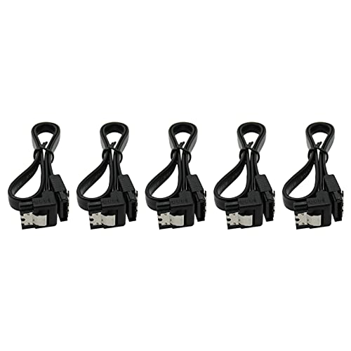 Cable SATA 3.0 18 pulgadas ángulo derecho negro