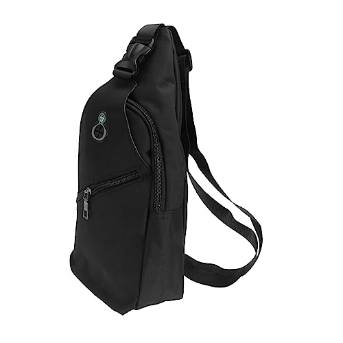 Petit sac à bandoulière homme de sport et étiquette à bagages chat en relief