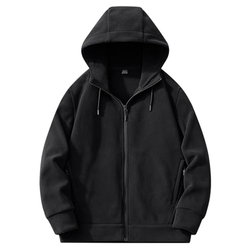 Zip Up Hoodies Cute for Men Comfort Hooded Pullover Hoodies Fall Sweaters Essential with Hood Loose Fit Gothic