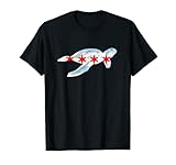 Acuario de tortuga marina bandera de Chicago Camiseta
