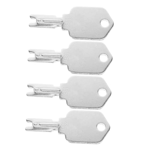 DIYEAH 4Pcs Industrial Forklift Key Set Heavy Duty Replacement Ignition Keys for Warehouse and Construction Equipment Built for Durability and Daily Use