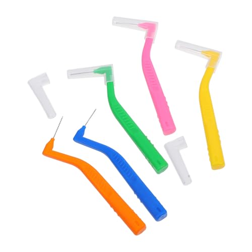 PEPLAYTAL 5 piezas Cepillos Interdentales Suaves para Limpieza Precisa Dientes Sensibles para Cuidado Oral Completo