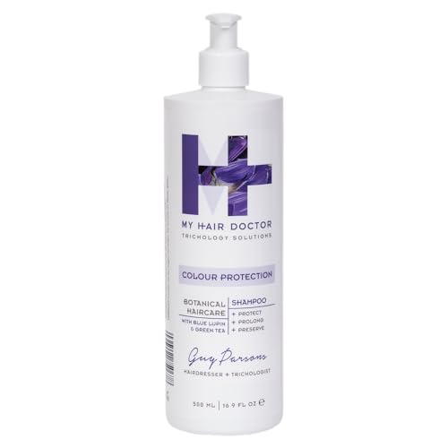 MHD Colour Protection Shampoo for Coloured Hair | 500ml Colour Shampoo Protect & Preserve Colour for Women & Men | Suphate Free & Vegan for Color Treated Hair