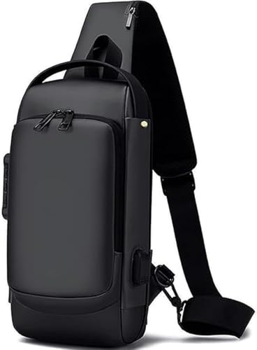Image of Sling Bag for Men & Women- Crossbody Sling Bag for Travel, Cycling & Hiking | Waterproof Shoulder Bag with Compartment and Zipper Pockets
