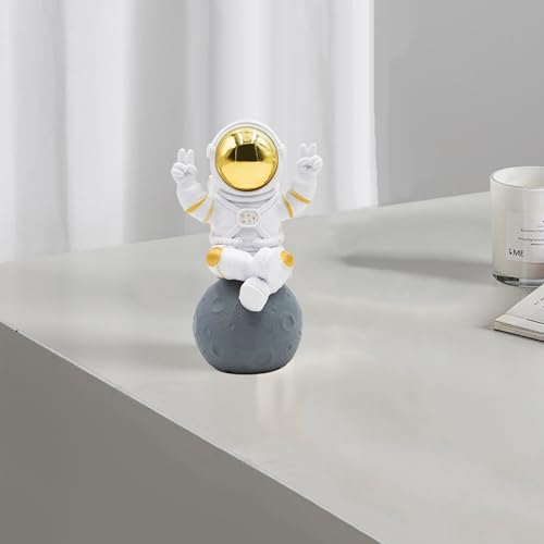 Estatua de astronauta decorativa de 2.9 pulgadas miniatura 3